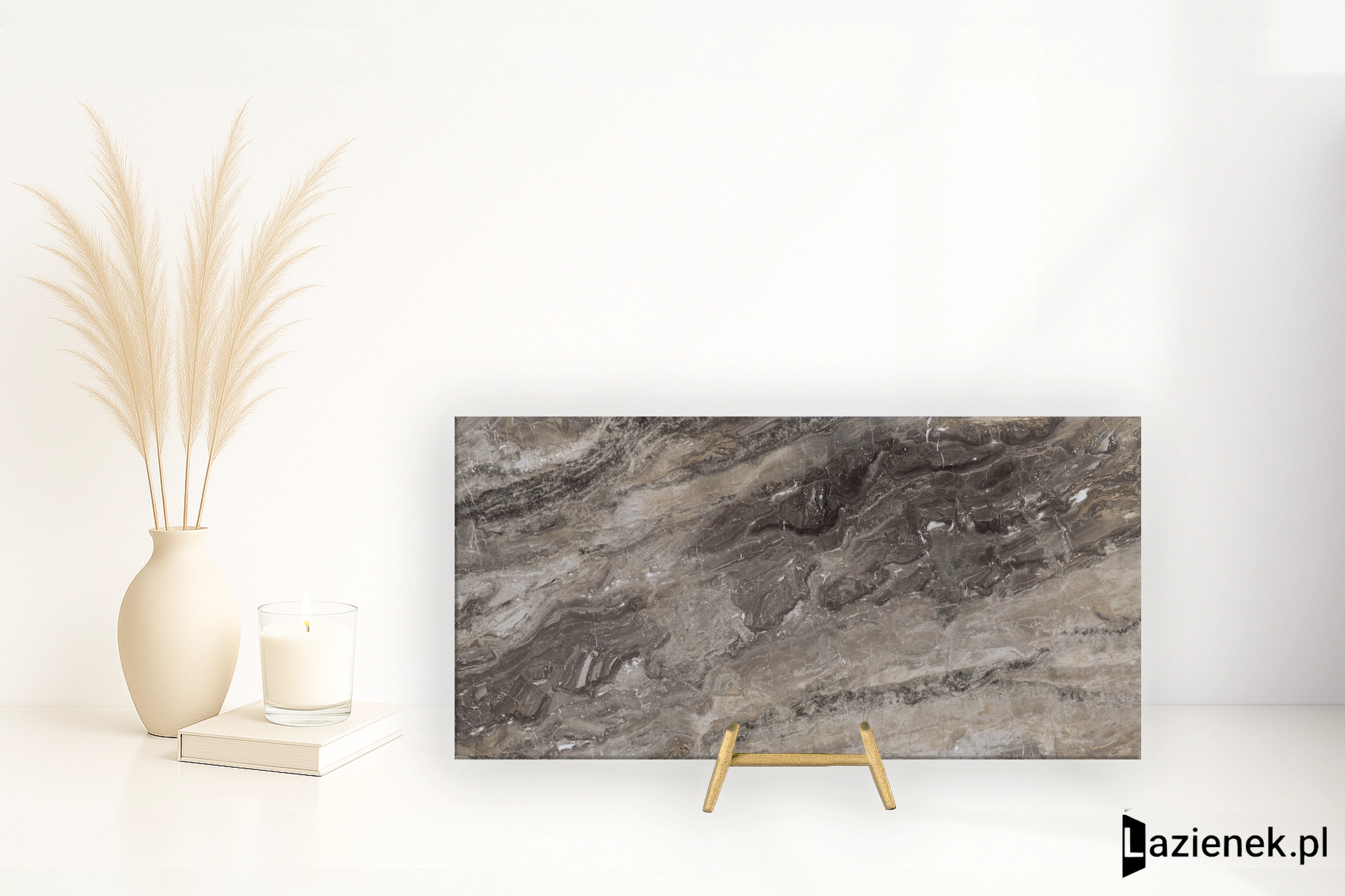 Graniti Fiandre Marmi Maximum Arabescato Orobico polerowana 75x150 cm gr. 6 mm - płytka rektyfikowana / GFAA500U012A2